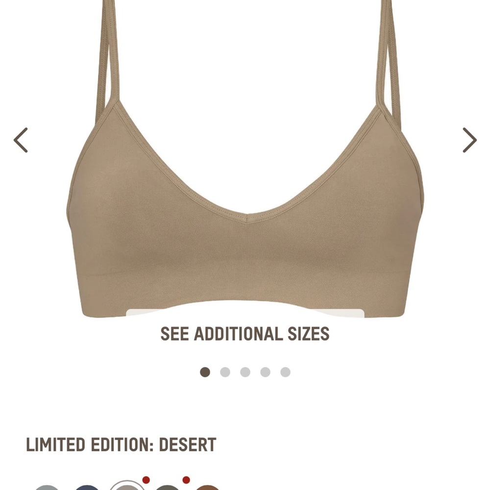 Smoothing bralette skims XS DESERT PERFECT CONDITION